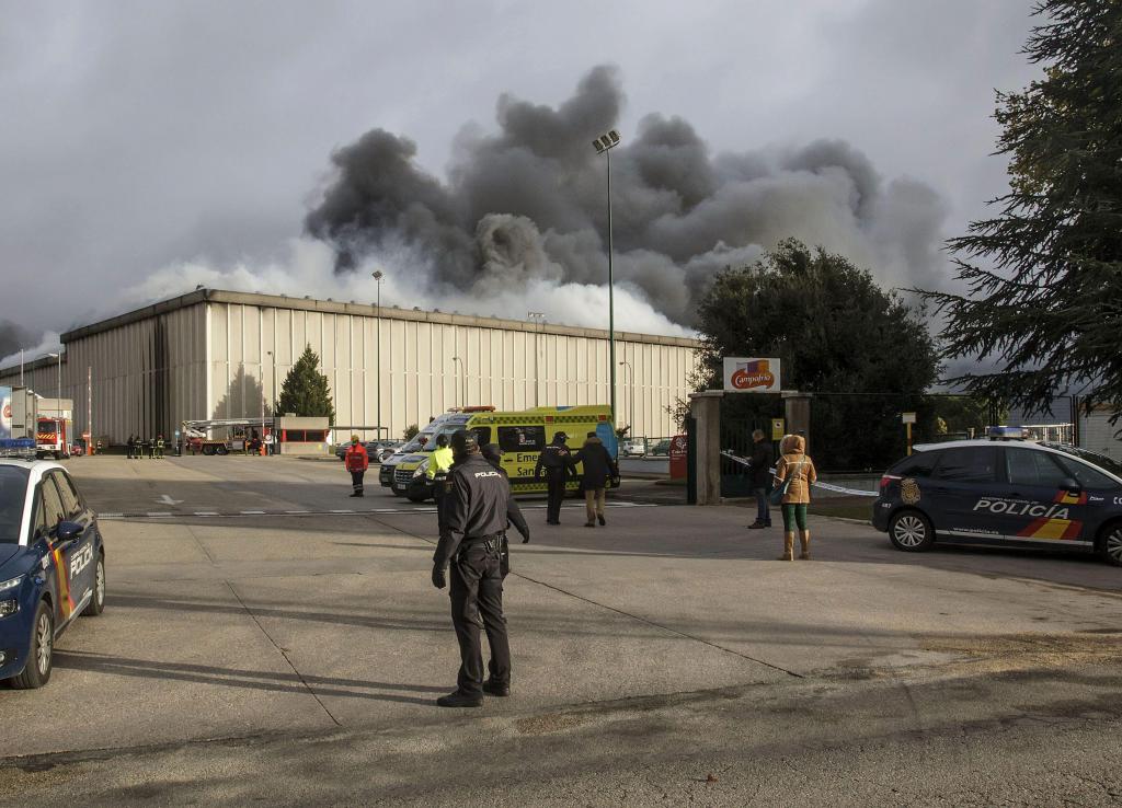 Un Incendio Causa Da Os Muy Graves En La F Brica De Campofr O En Burgos