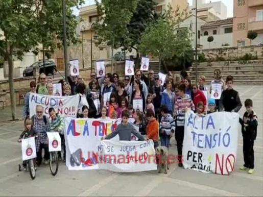 Marcha reivindicativa contra el cable de alta tensión de Alcúdia