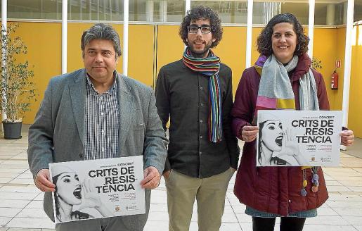 Antoni Simó, Biel Ferragut y Catalina Munar